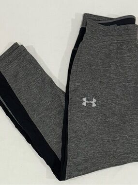 Under Armour Loose Fit Tech Terry Fleece Pull On Sweatpants Gray Size  Medium